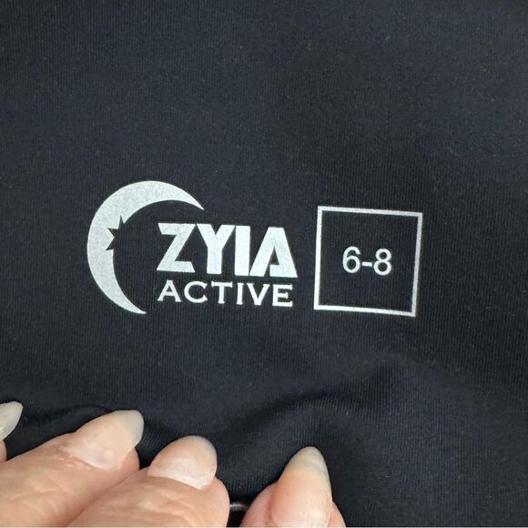 Zyia Active Leopard Print High Rise Leggings Size 6-8 - Picture 9 of 10